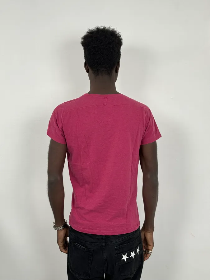 2000s Marithé + François Girbaud Classic Pink T-Shirt - Image 3