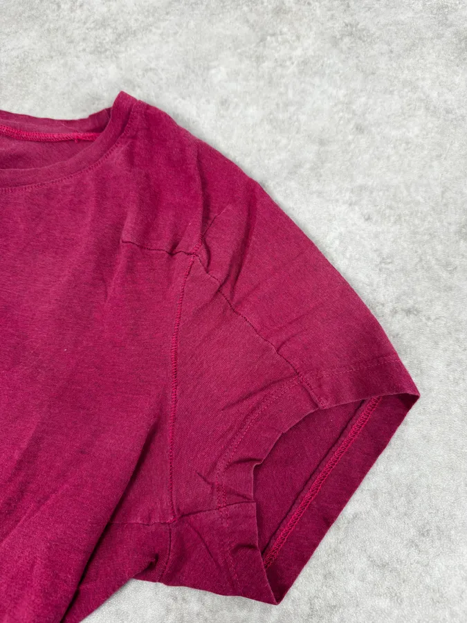 2000s Marithé + François Girbaud Classic Pink T-Shirt - Image 7