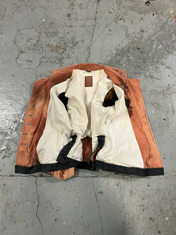 2000s Marithé + François Girbaud Cow Print Asymmetrical Jacket - Image 8