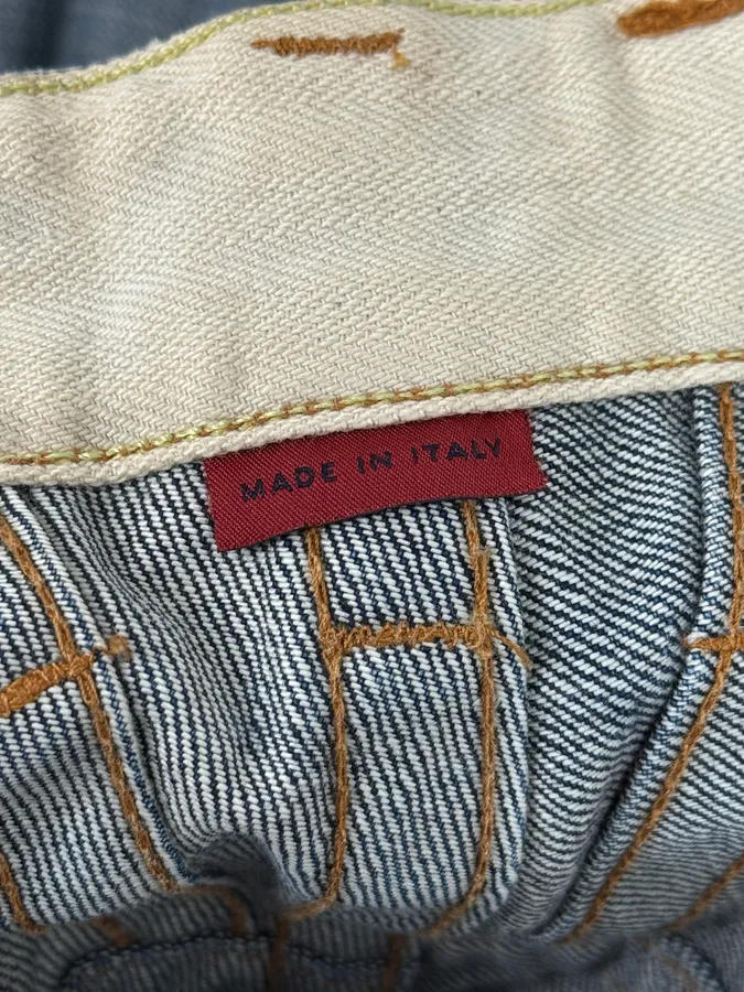 2000s Marithé + François Girbaud Faded Blue Relaxed Denim Jeans - Image 12