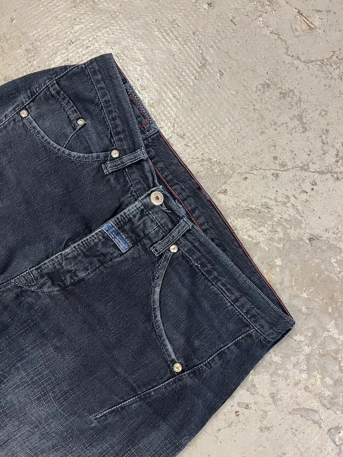 2000s Marithe + Francois Girbaud Faded Tern Denim Jeans - Image 11