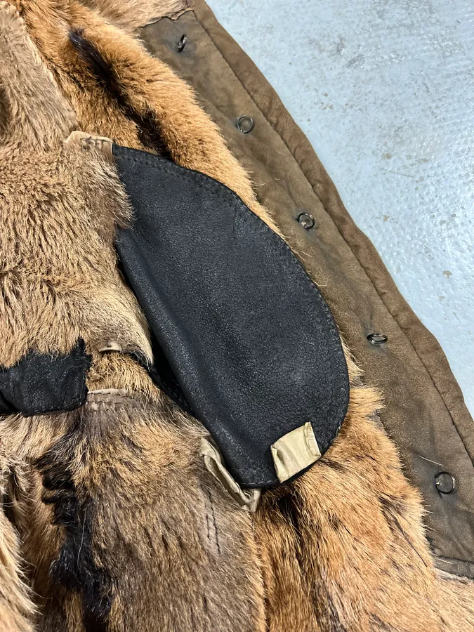 2000s Marithé + François Girbaud Fur Brown Leather Jacket - Image 10