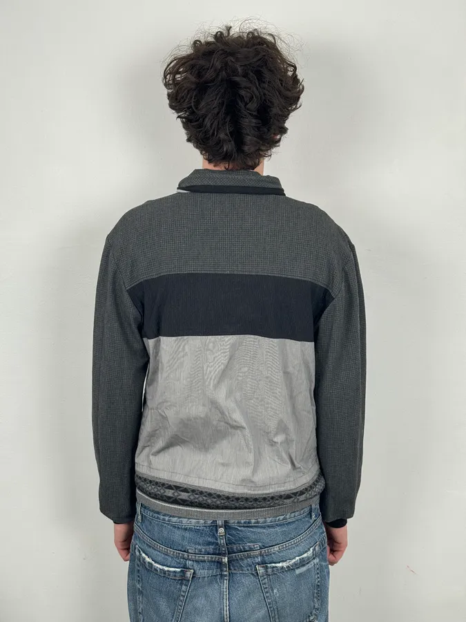 2000s Marithé + François Girbaud Grey Checkered Jacket - Image 3