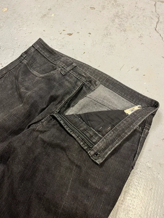 2000s Marithé + François Girbaud Grey Structured Jeans - Image 8