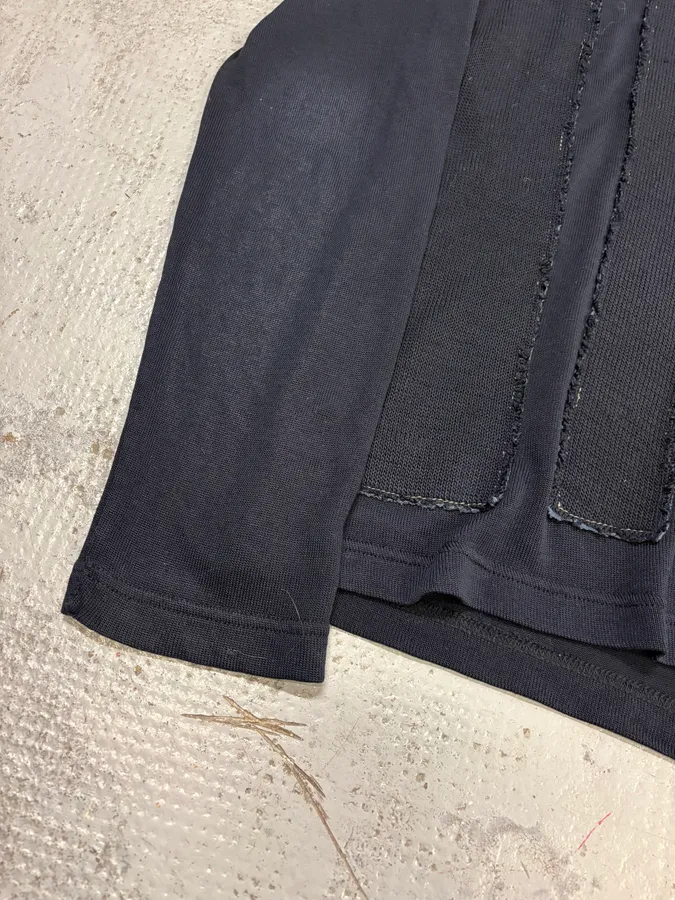 2000s Marithé + François Girbaud Navy Contemporary Sweater - Image 7