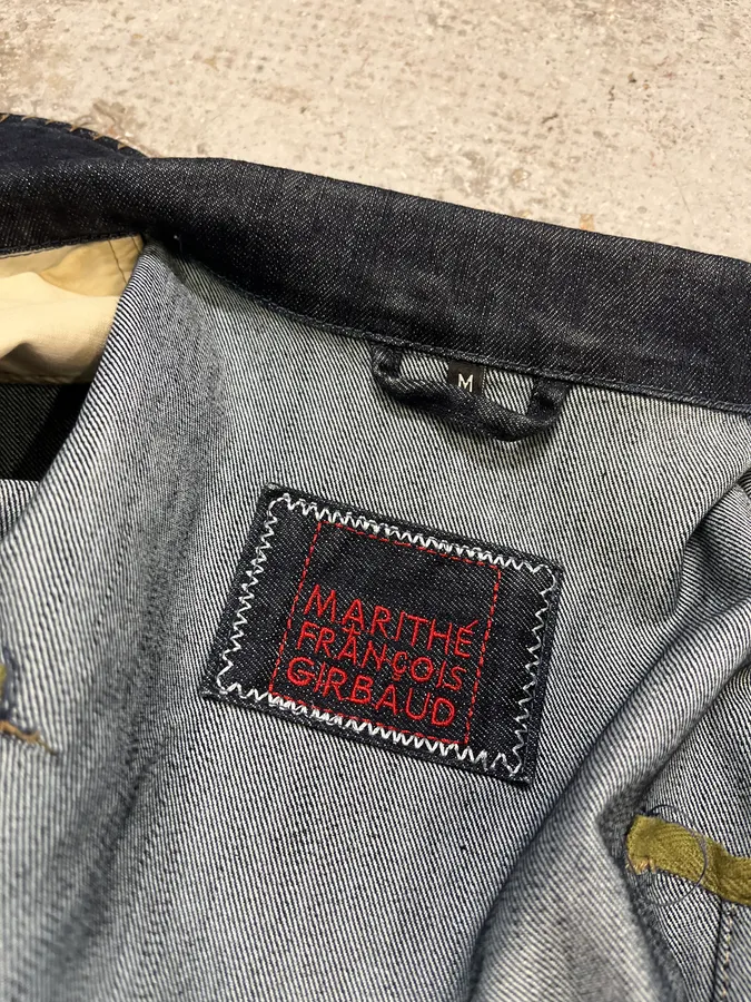 2000s Marithé + François Girbaud Navy Denim Jacket - Image 10