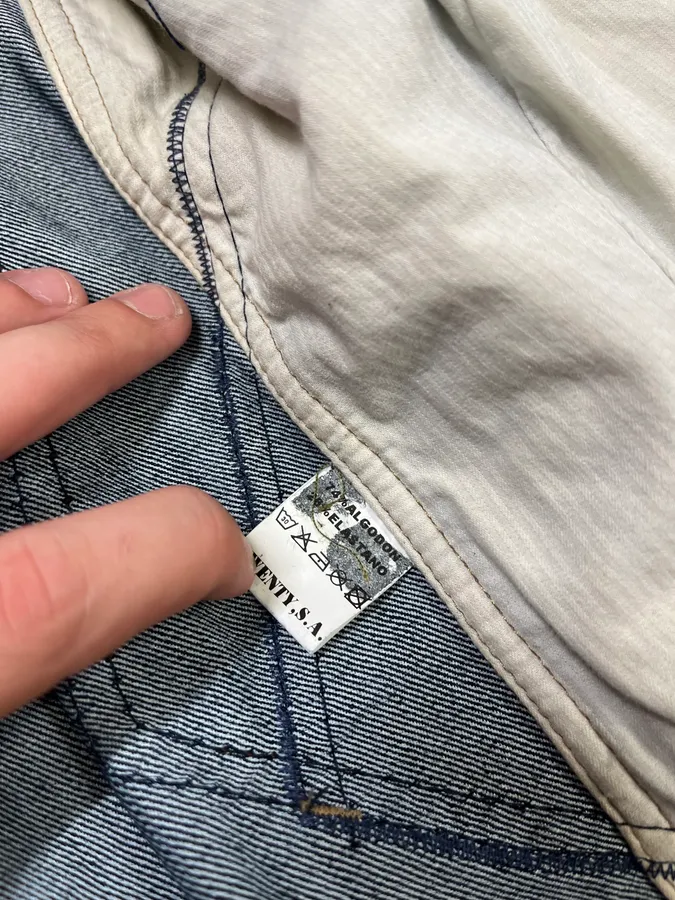 2000s Marithé + François Girbaud Navy Denim Jacket - Image 11