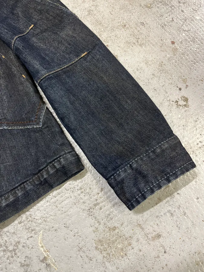 2000s Marithé + François Girbaud Navy Denim Jacket - Image 6