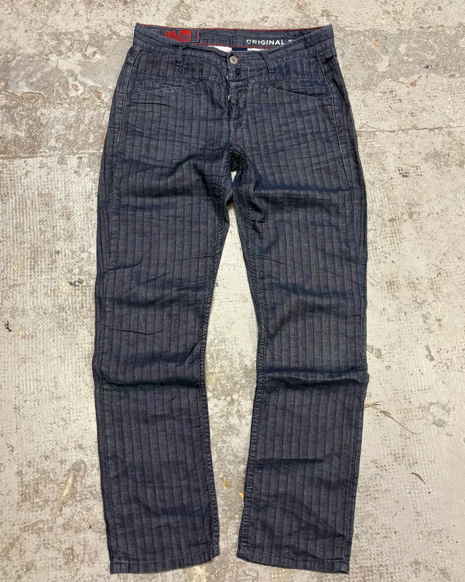 2000s Marithé + François Girbaud Navy Lined Pants