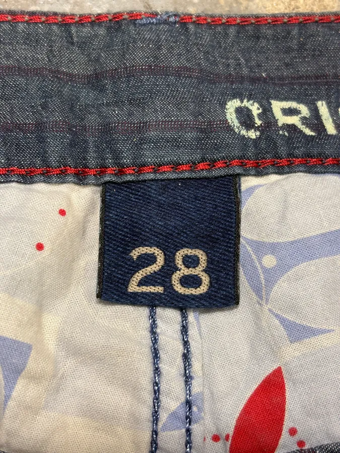 2000s Marithé + François Girbaud Navy Lined Pants - Image 10