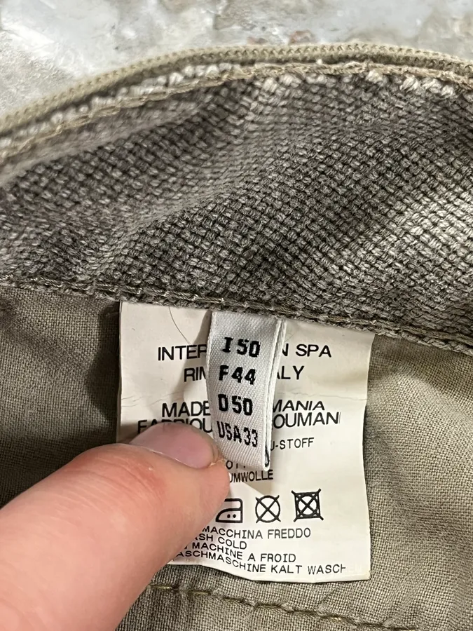 2000s Marithé + François Girbaud Olive Cozy Signature Pants - Image 9