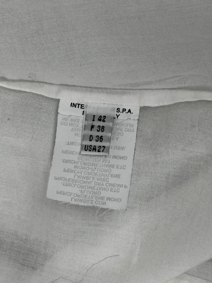 2000s Marithé + François Girbaud Stars White Shirt - Image 13
