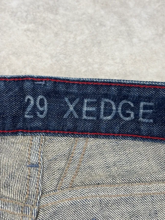2000s Marithé + François Girbaud XEDGE Checkered Denim Jeans - Image 12