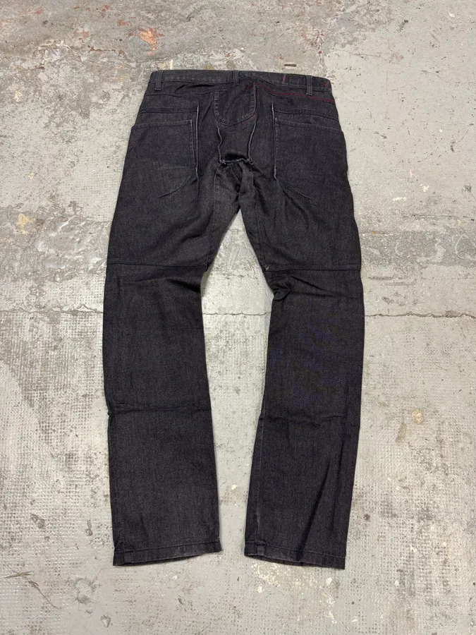 2000s Marithé + François Grey Denim Jeans - Image 6