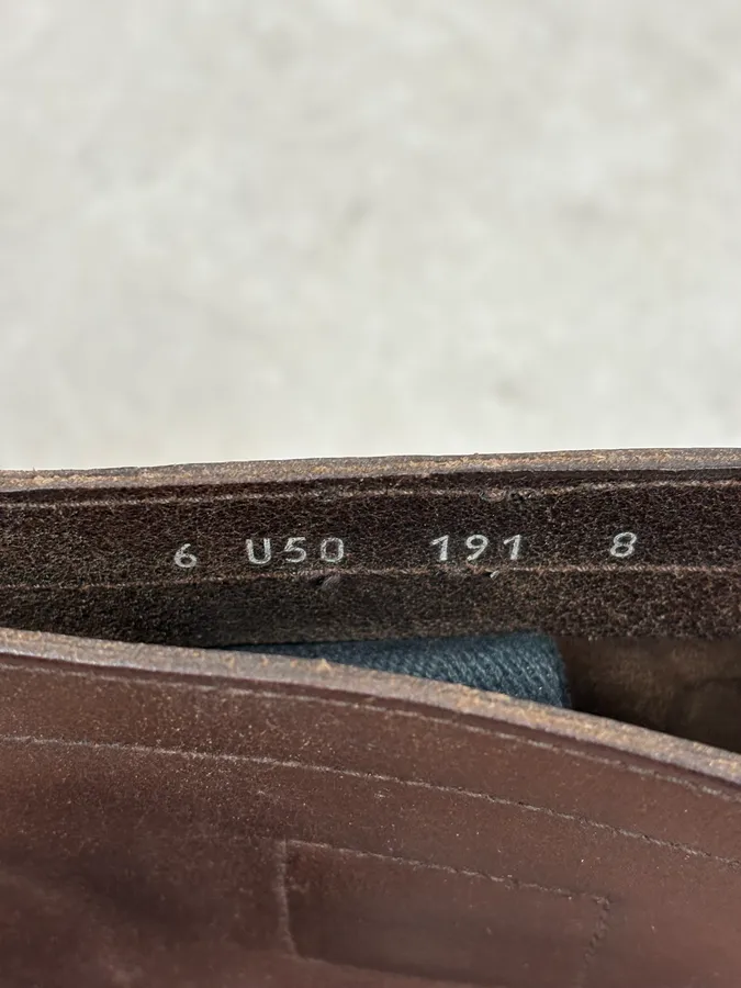 2000s Miu Miu Brown Leather Ankle Boots - Image 9