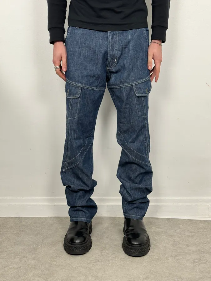 2000s Miu Miu Brut Denim Jeans - Image 3