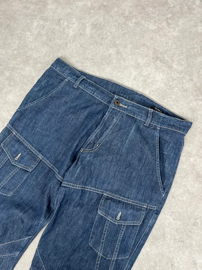 2000s Miu Miu Brut Denim Jeans - Image 5
