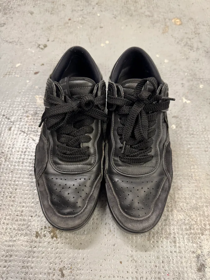 2000s Moncler Black Trainers Low Sneakers - Image 2
