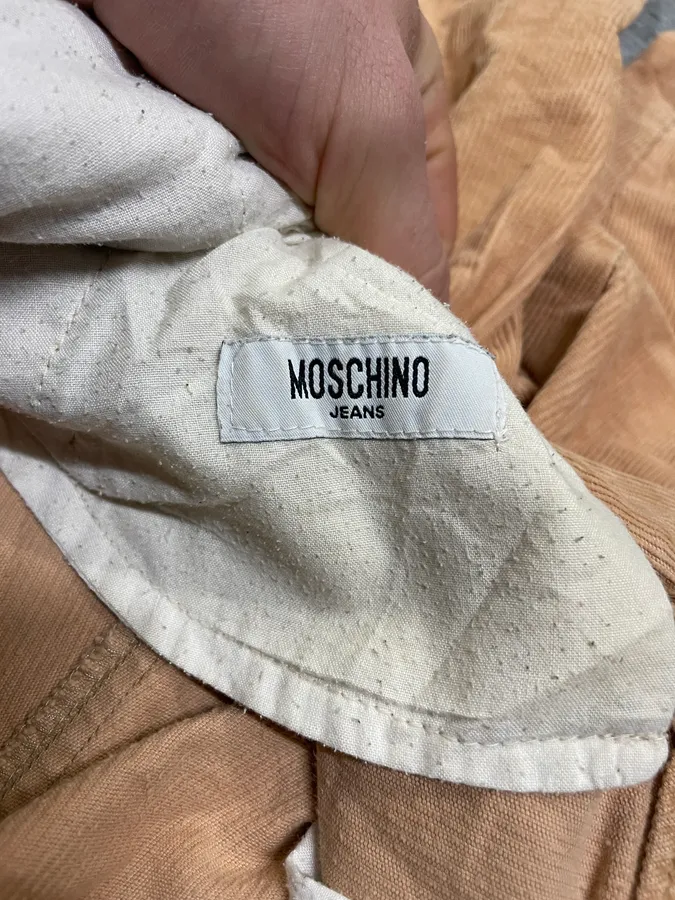 2000s Moschino Beige Cargo Pants - Image 10
