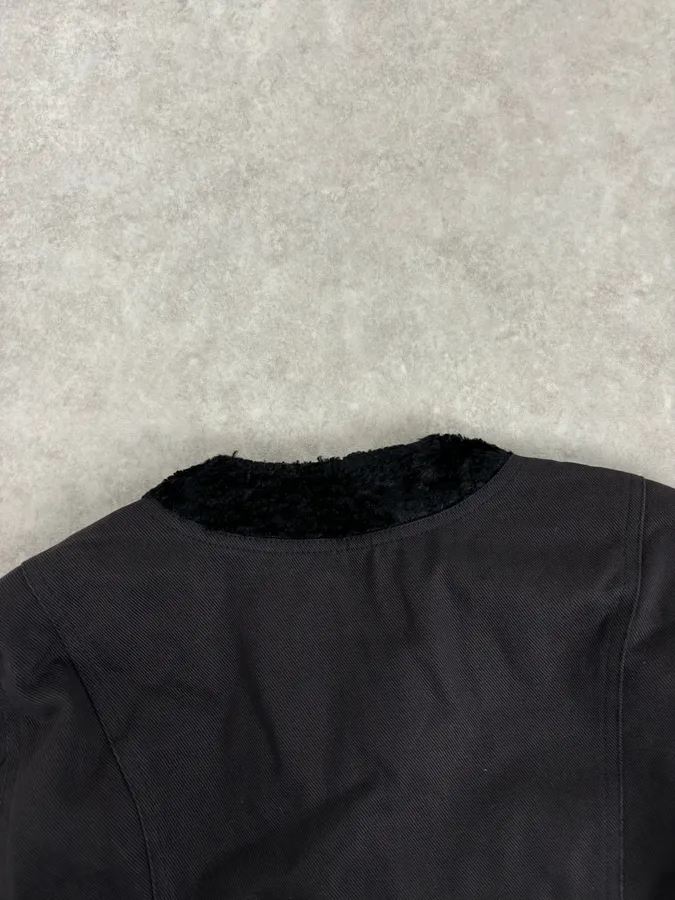 2000s Moschino Black Buttoned Light Jacket - Image 6