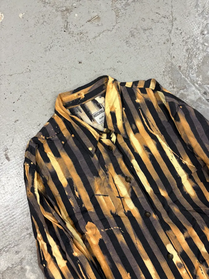 2000s Moschino Lights Lines Shirt - Image 5