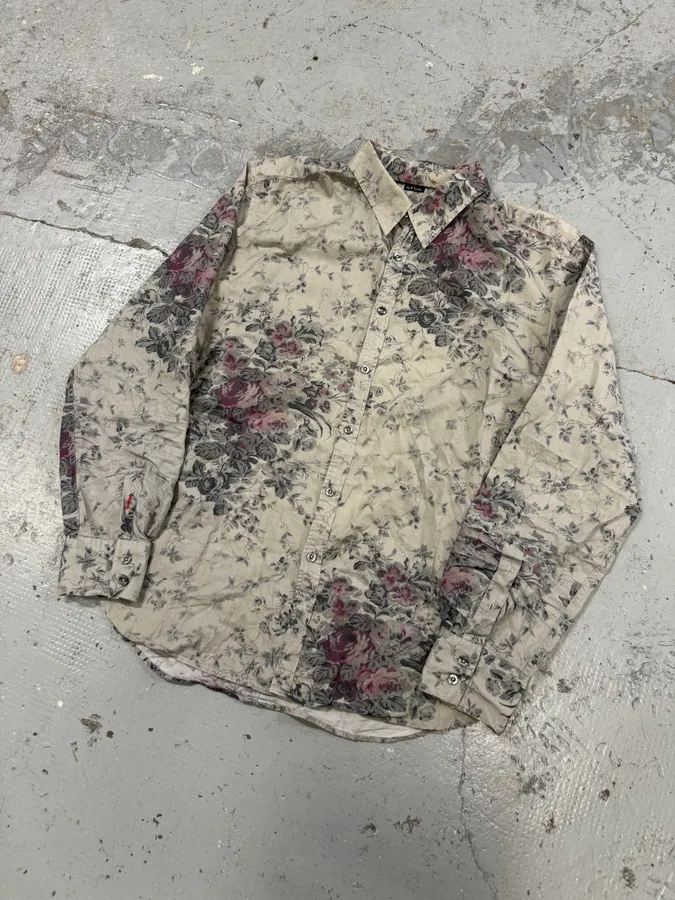 2000s Paul Smith Floral Antique Shirt - Image 4