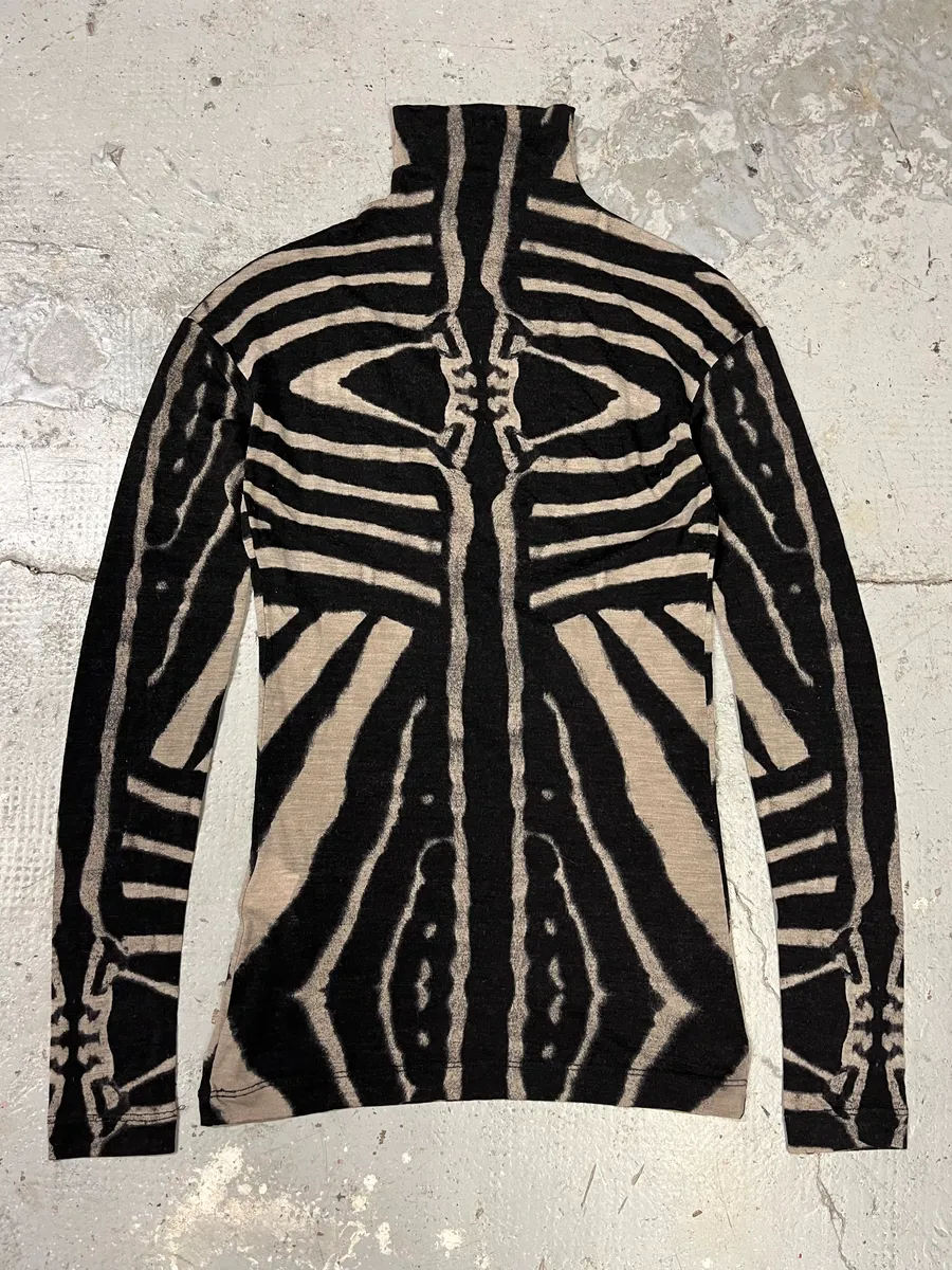 2000s Plein Sud Abstract Bones Top - Image 6