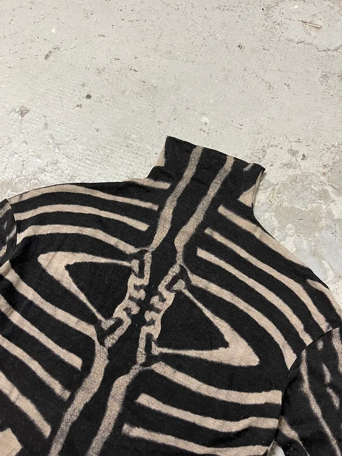2000s Plein Sud Abstract Bones Top - Image 8