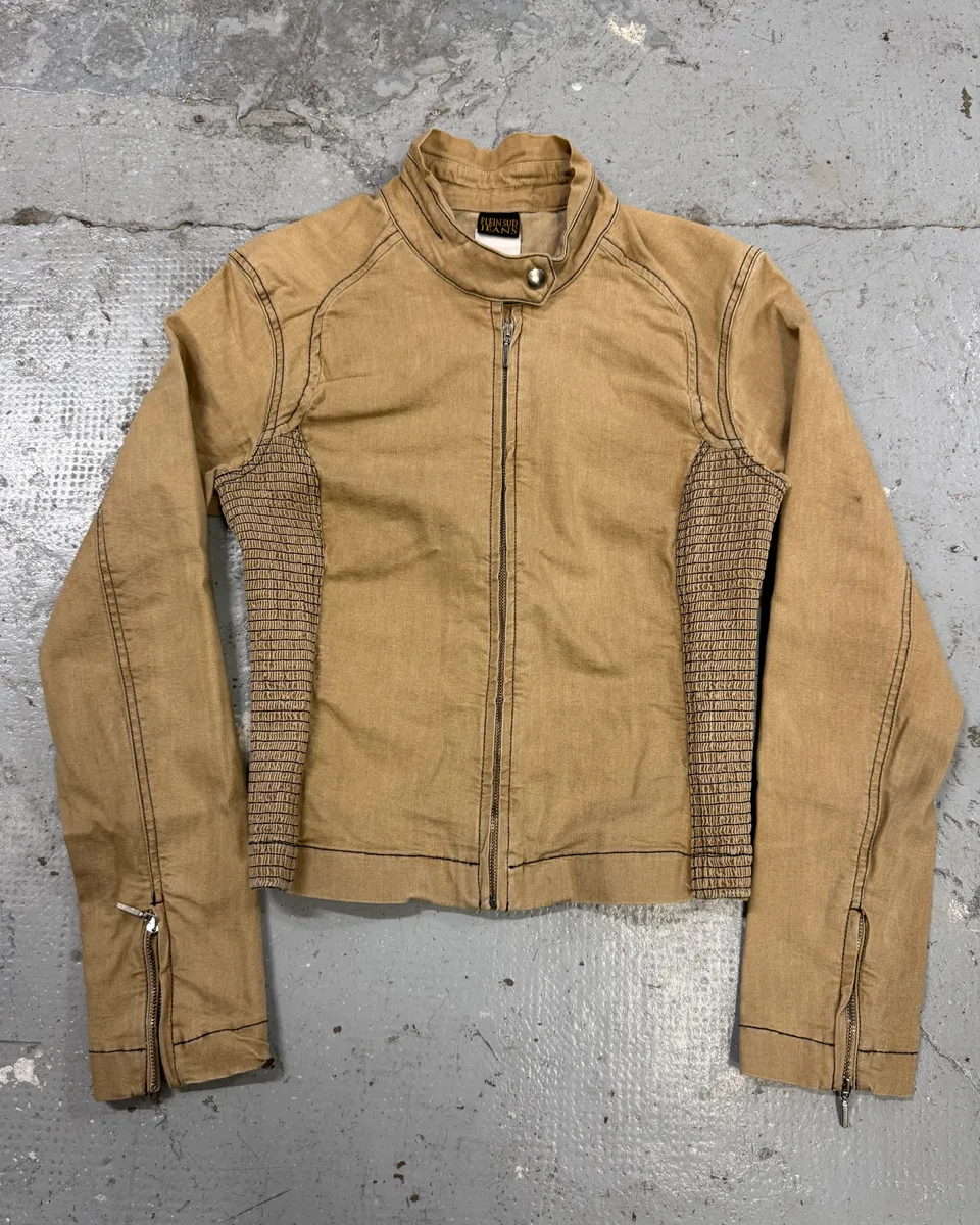 2000s Plein Sud Beige Light Tactical Jacket