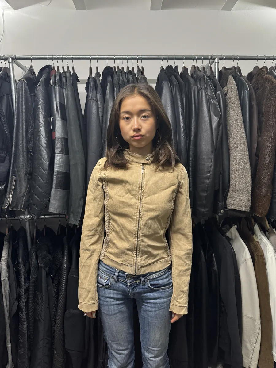 2000s Plein Sud Beige Light Tactical Jacket - Image 3