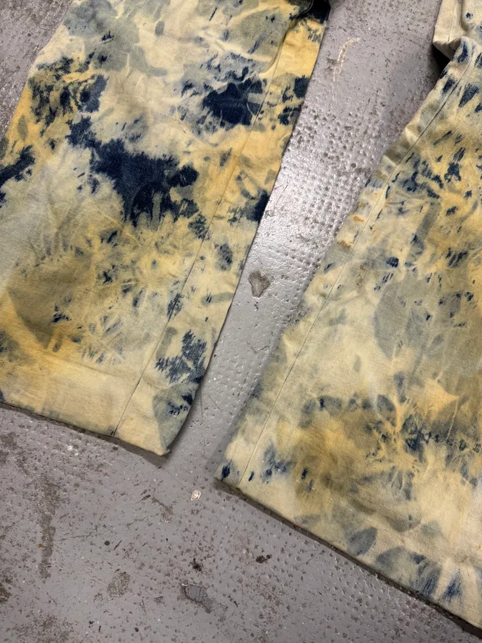 2000s Plein Sud Blue Psychedelic Denim Jeans - Image 6