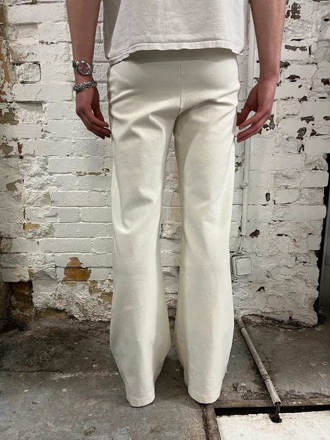 2000s Plein Sud Officer Cream Milano Double-Breasted Pants - Image 4