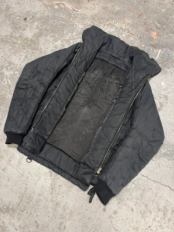 2000s Prada Aero Dark Contemporary Bomber Jacket - Image 5