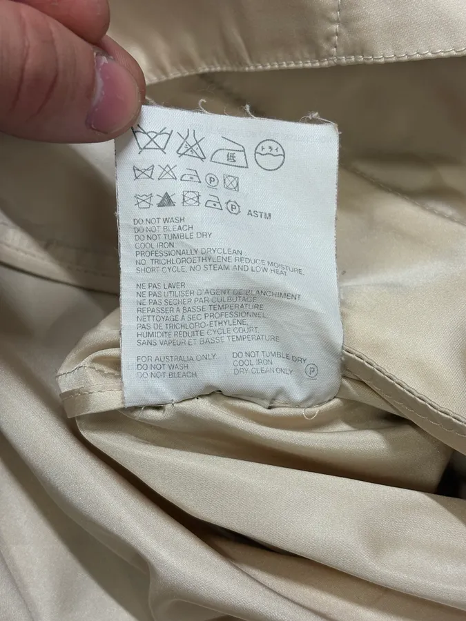 2000s Prada Beige Belted Trench Jacket - Image 10