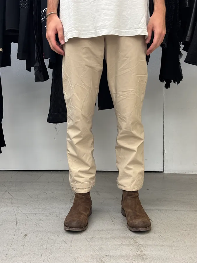 2000s Prada Beige Cozy Light Pants - Image 2