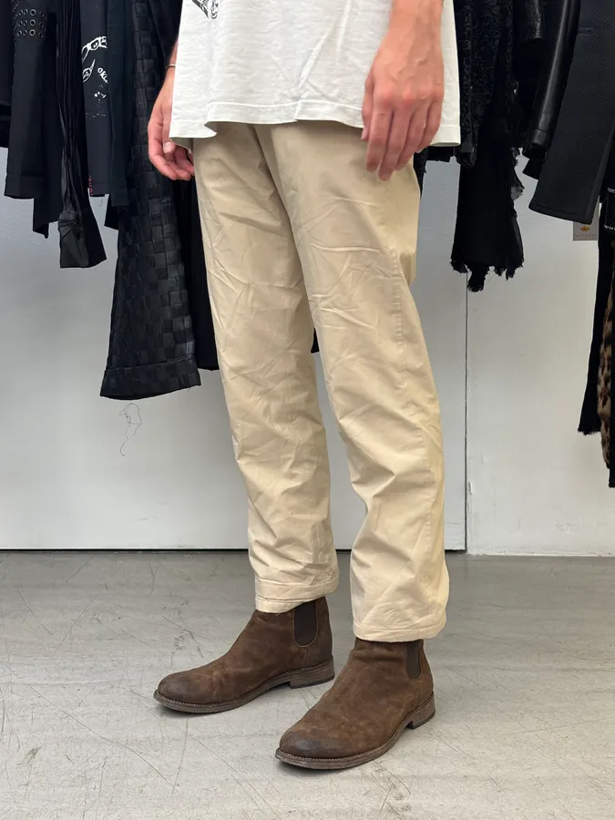2000s Prada Beige Cozy Light Pants - Image 3