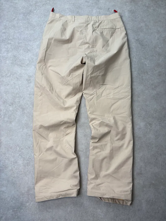 2000s Prada Beige Cozy Light Pants - Image 6