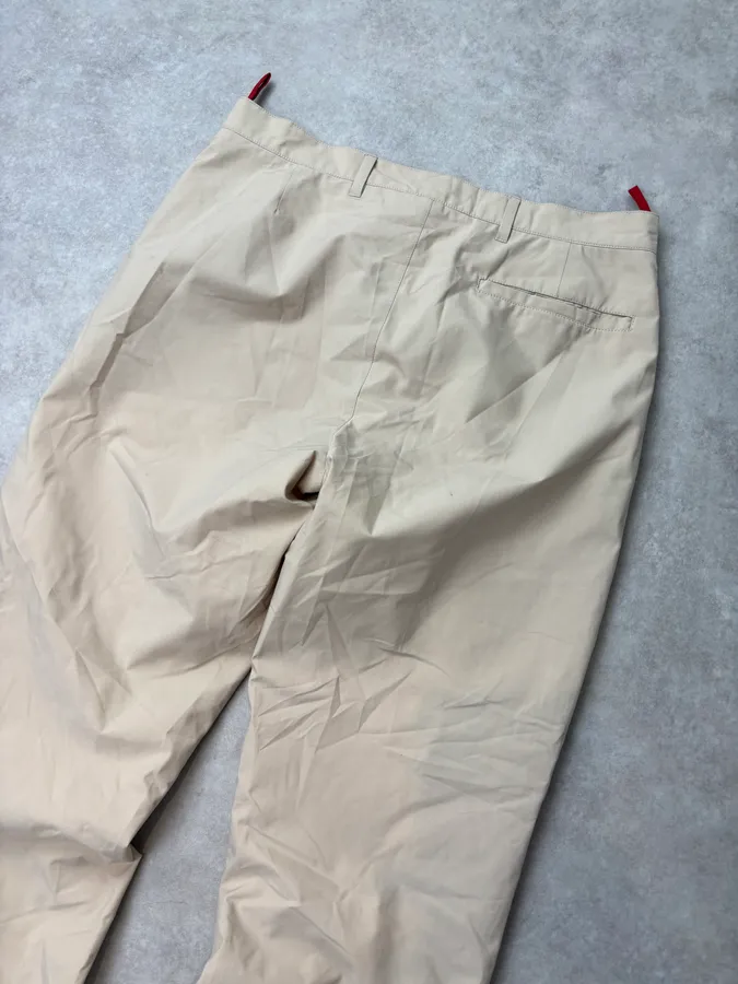 2000s Prada Beige Cozy Light Pants - Image 7