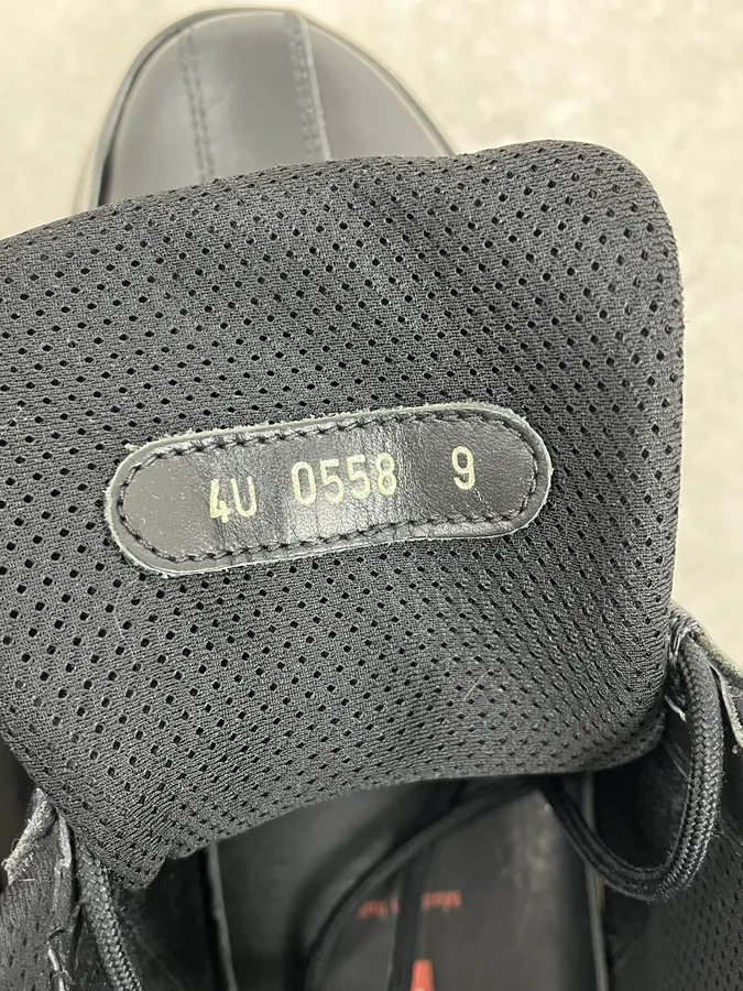 2000s Prada Black 3T Leather Boots - Image 9