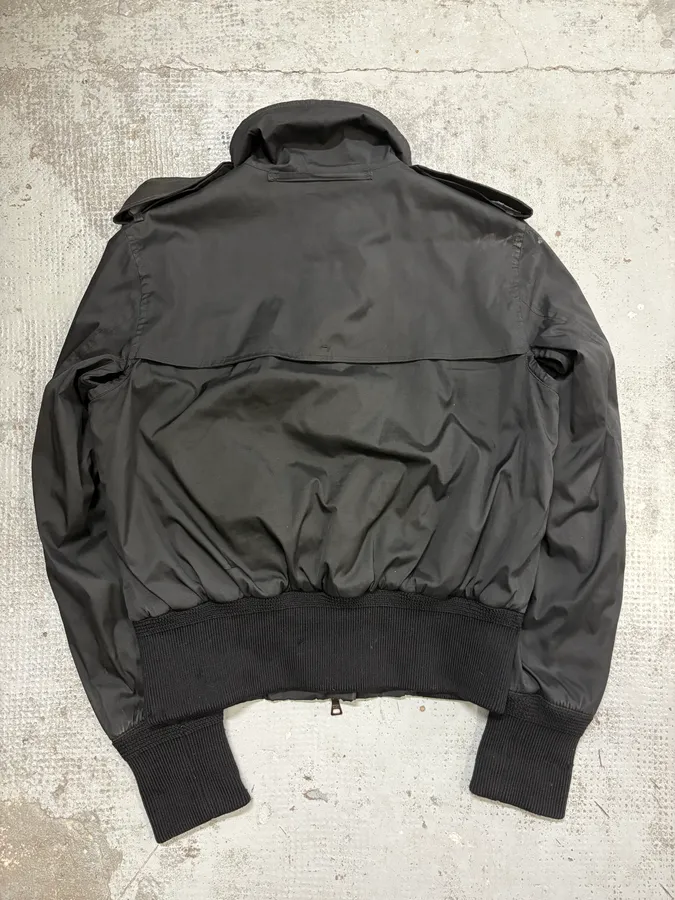 2000s Prada Black Classy Nylon Jacket - Image 6