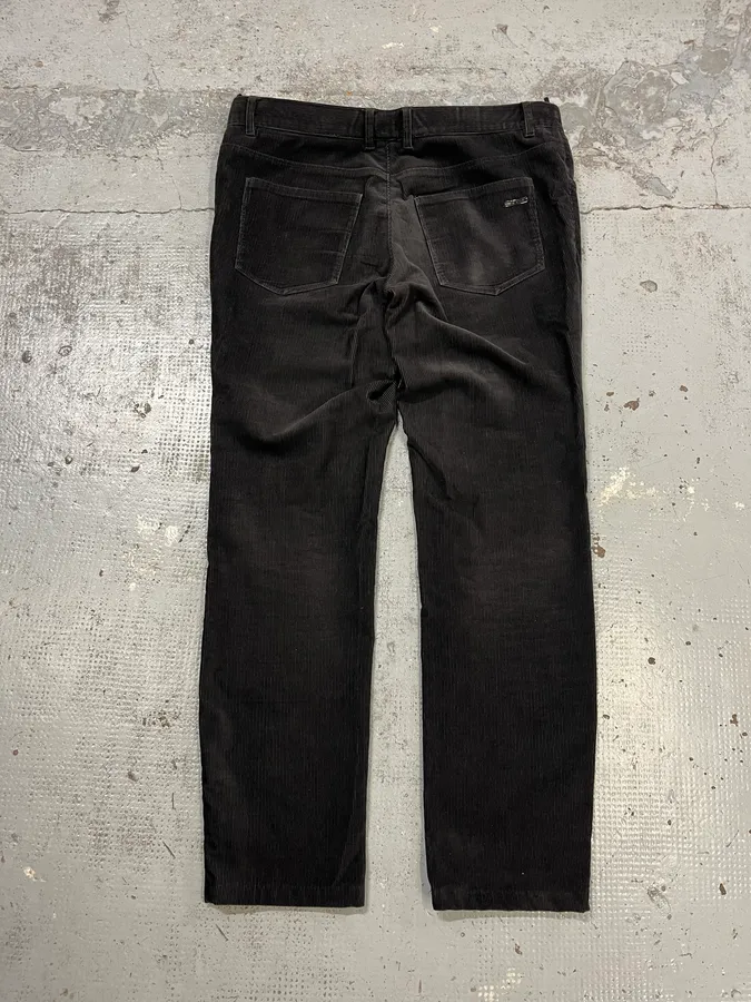 2000s Prada Black Corduroy Pants - Image 8