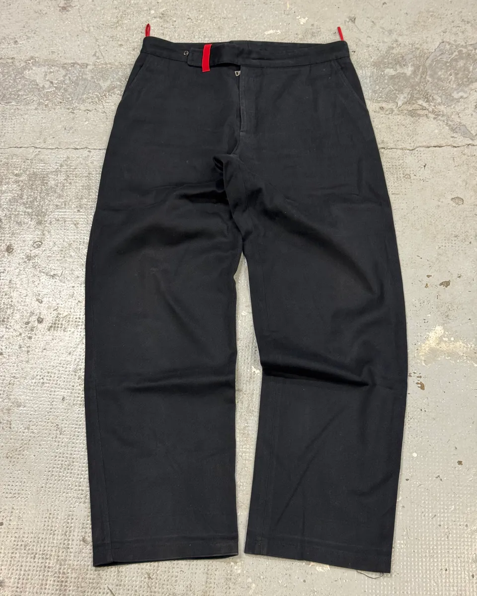 2000s Prada Black Cotton Pants