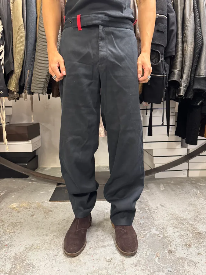 2000s Prada Black Cotton Pants - Image 2
