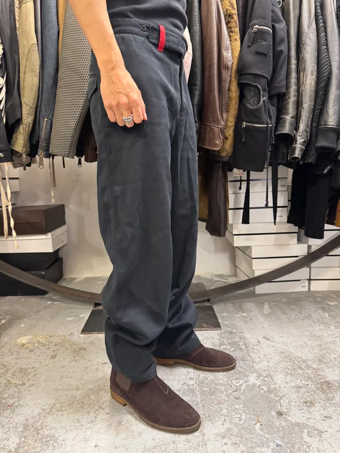 2000s Prada Black Cotton Pants - Image 3