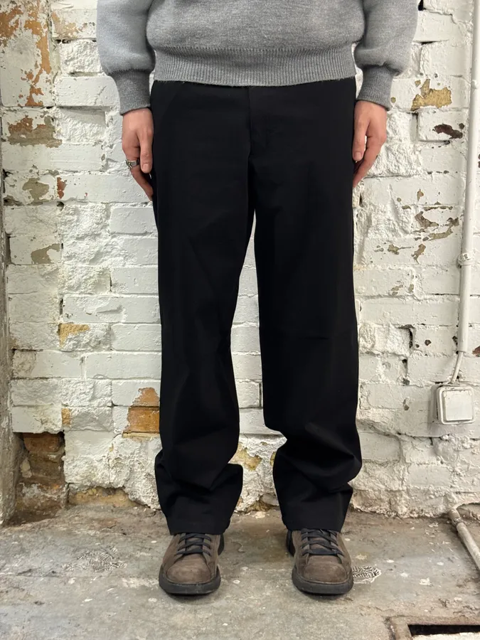 2000s Prada Black Cozy Pants - Image 2