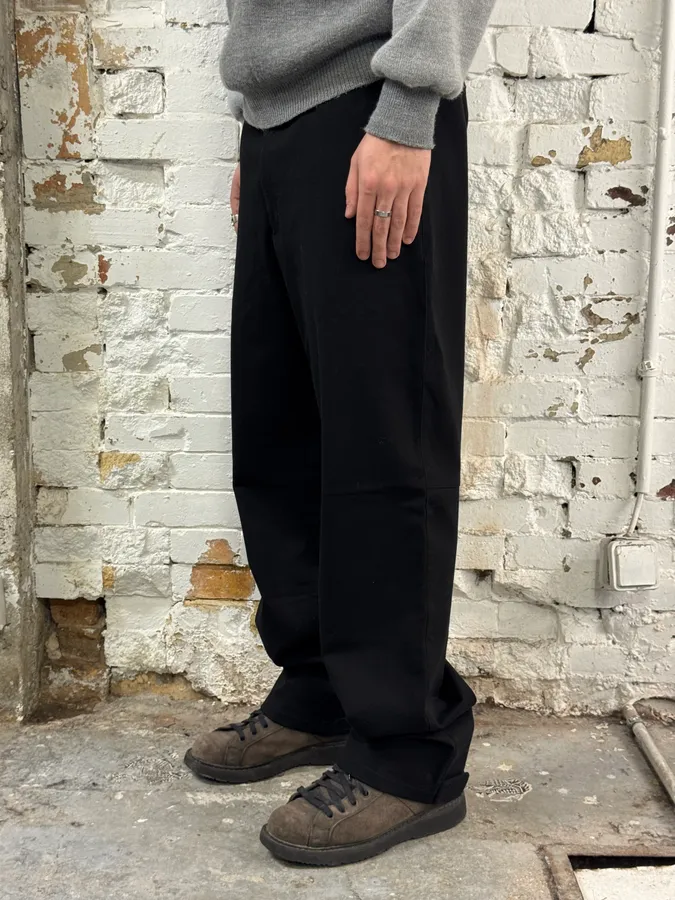 2000s Prada Black Cozy Pants - Image 3