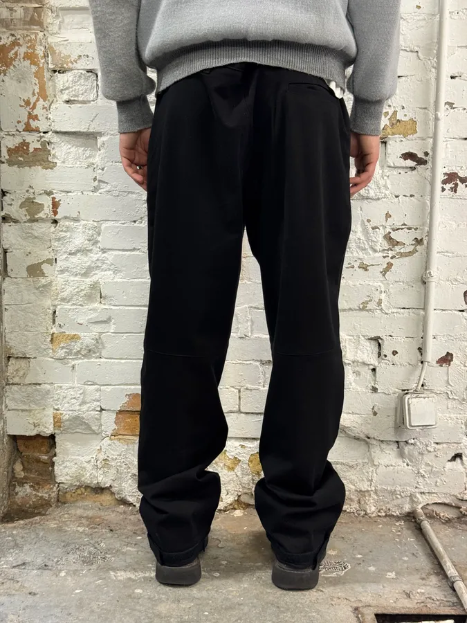 2000s Prada Black Cozy Pants - Image 4