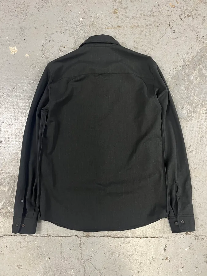 2000s Prada Black Heavy Shirt - Image 7