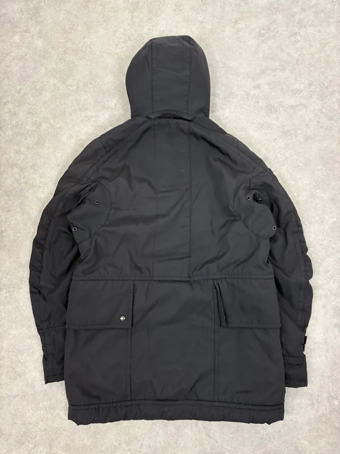 2000s Prada Black Hooded Parka Ski Jacket - Image 7