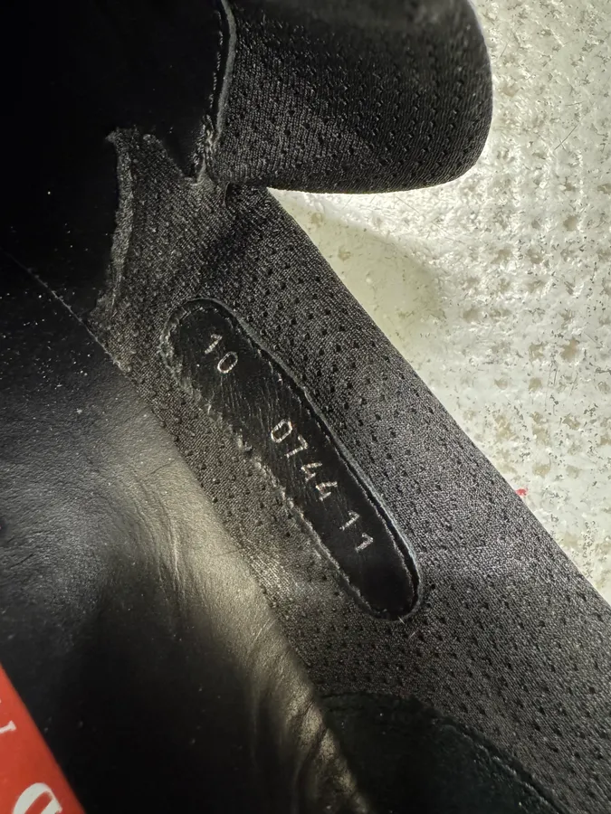 2000s Prada Black Leather Boat Loafers - Image 10